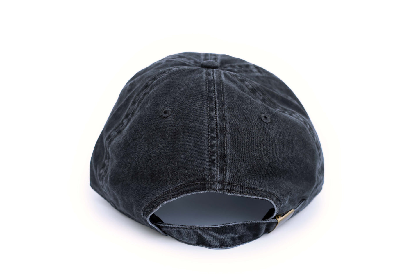 Pumpkin Embroidered Hat - Vintage Black