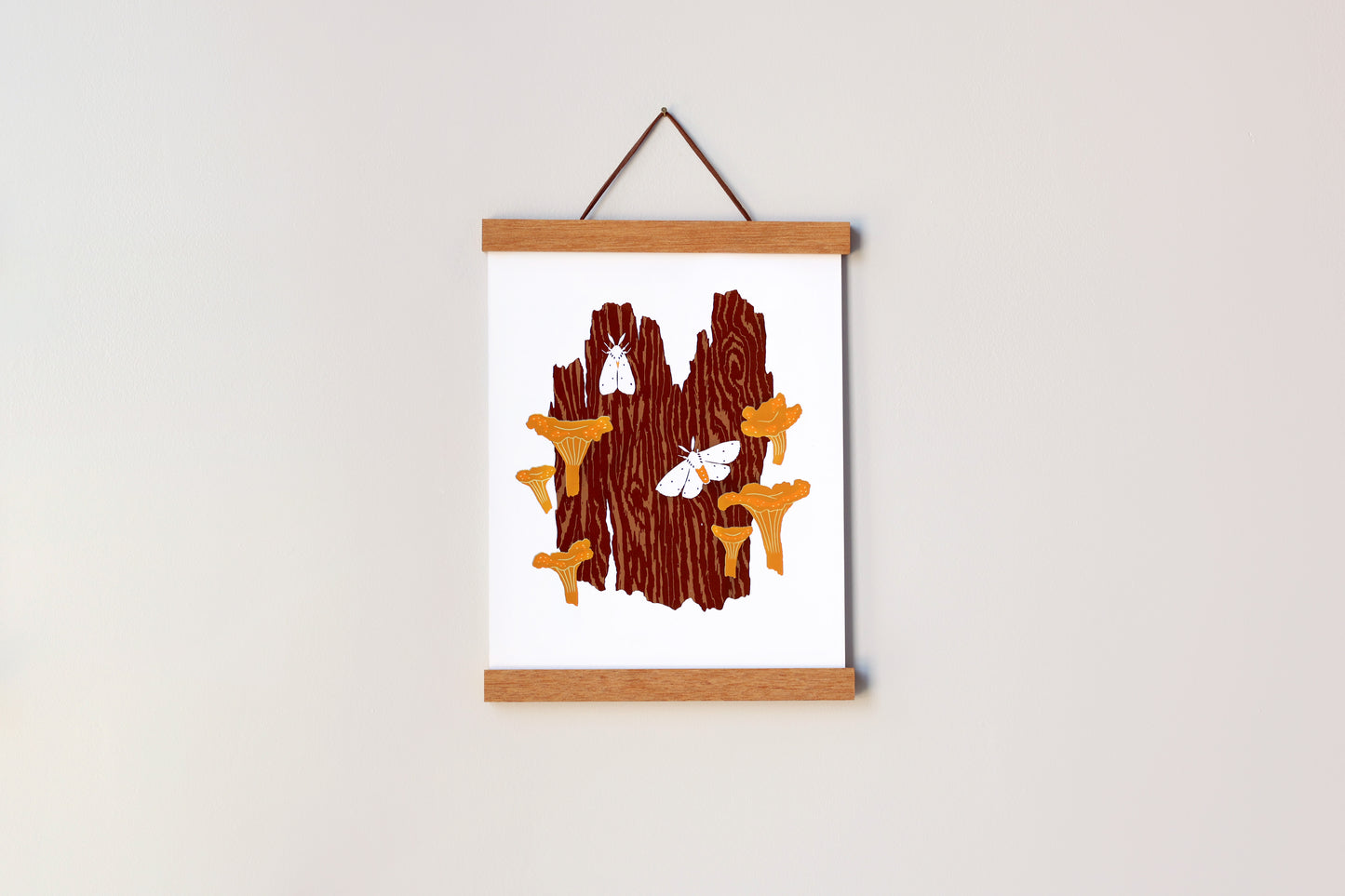 Chanterelle Harvest - Handmade Print