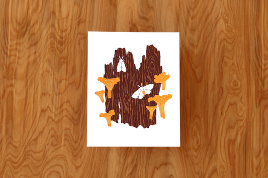 Chanterelle Harvest - Handmade Print