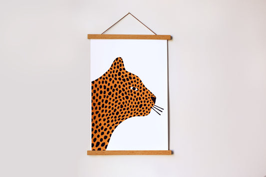 Cheetah Dreams - Handmade Print