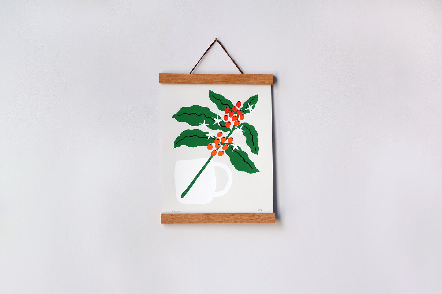 Coffee Cherries - Handmade Print