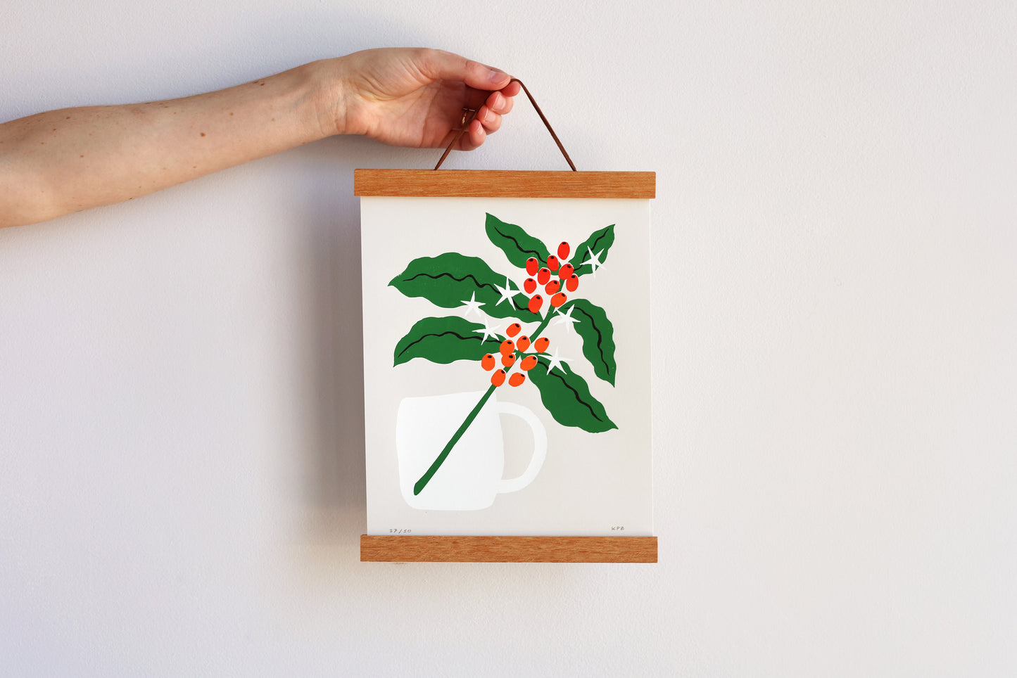 Coffee Cherries - Handmade Print