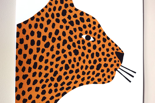 Cheetah Dreams - Handmade Print