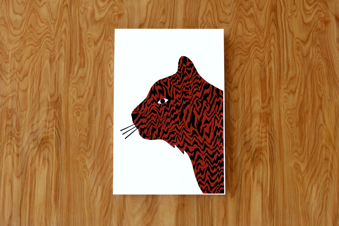 Tiger Dreams - Handmade Print