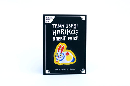 Paper Rabbit (Tama Usagi Hariko) - Embroidered Patch