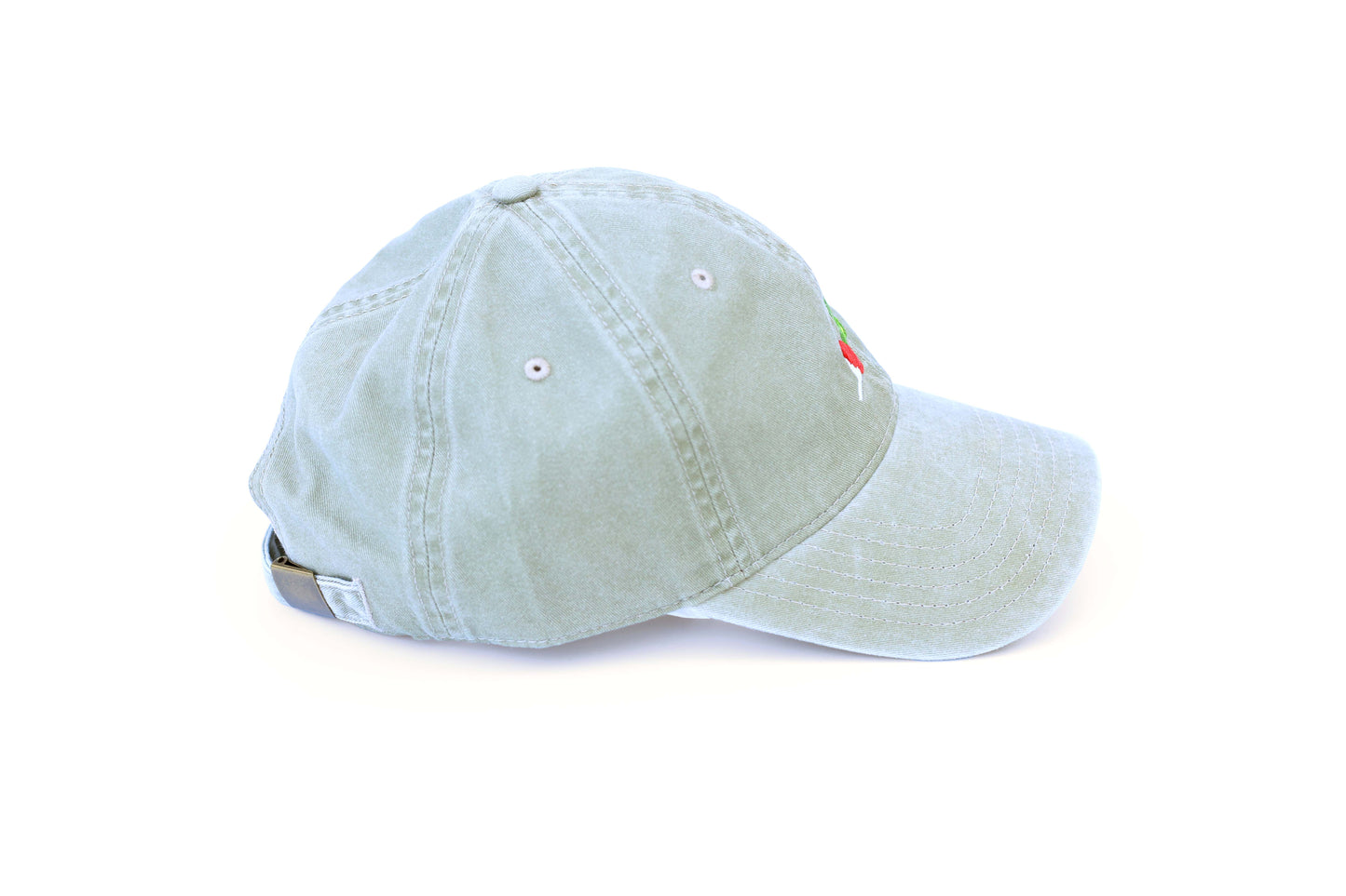 Radish Embroidered Hat - Vintage Tan