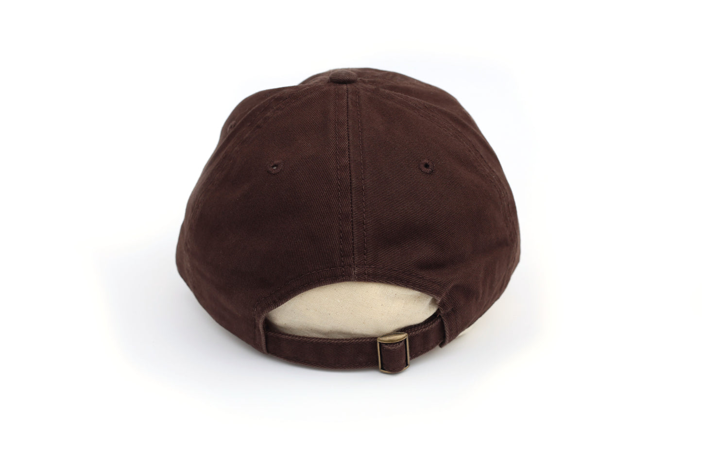 Snail Embroidered Hat - Brown