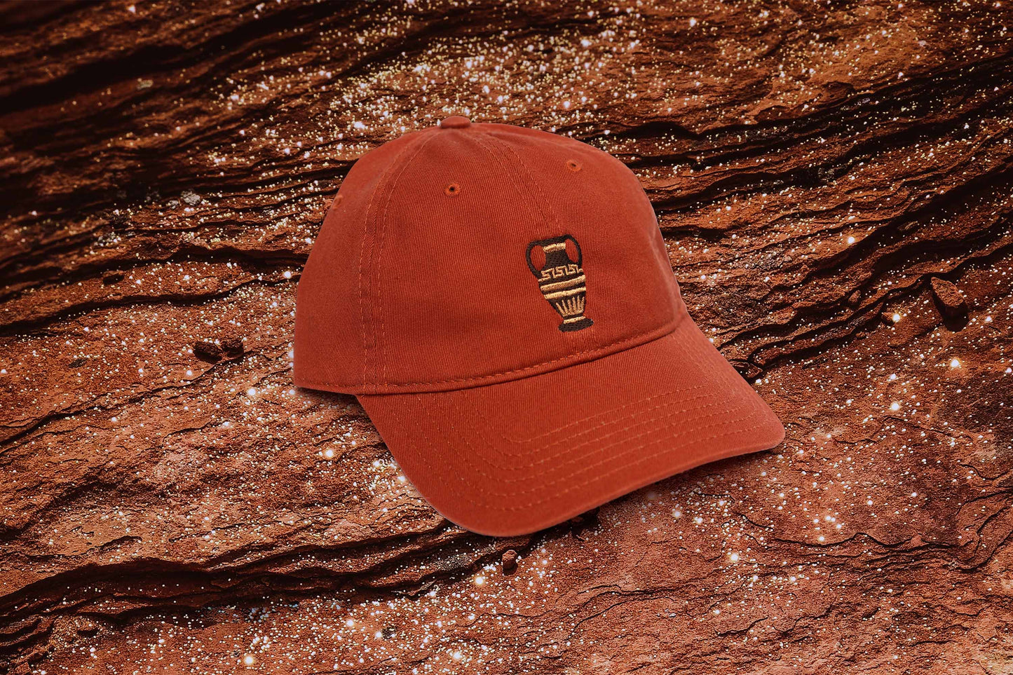 Ancient Vase Embroidered Hat