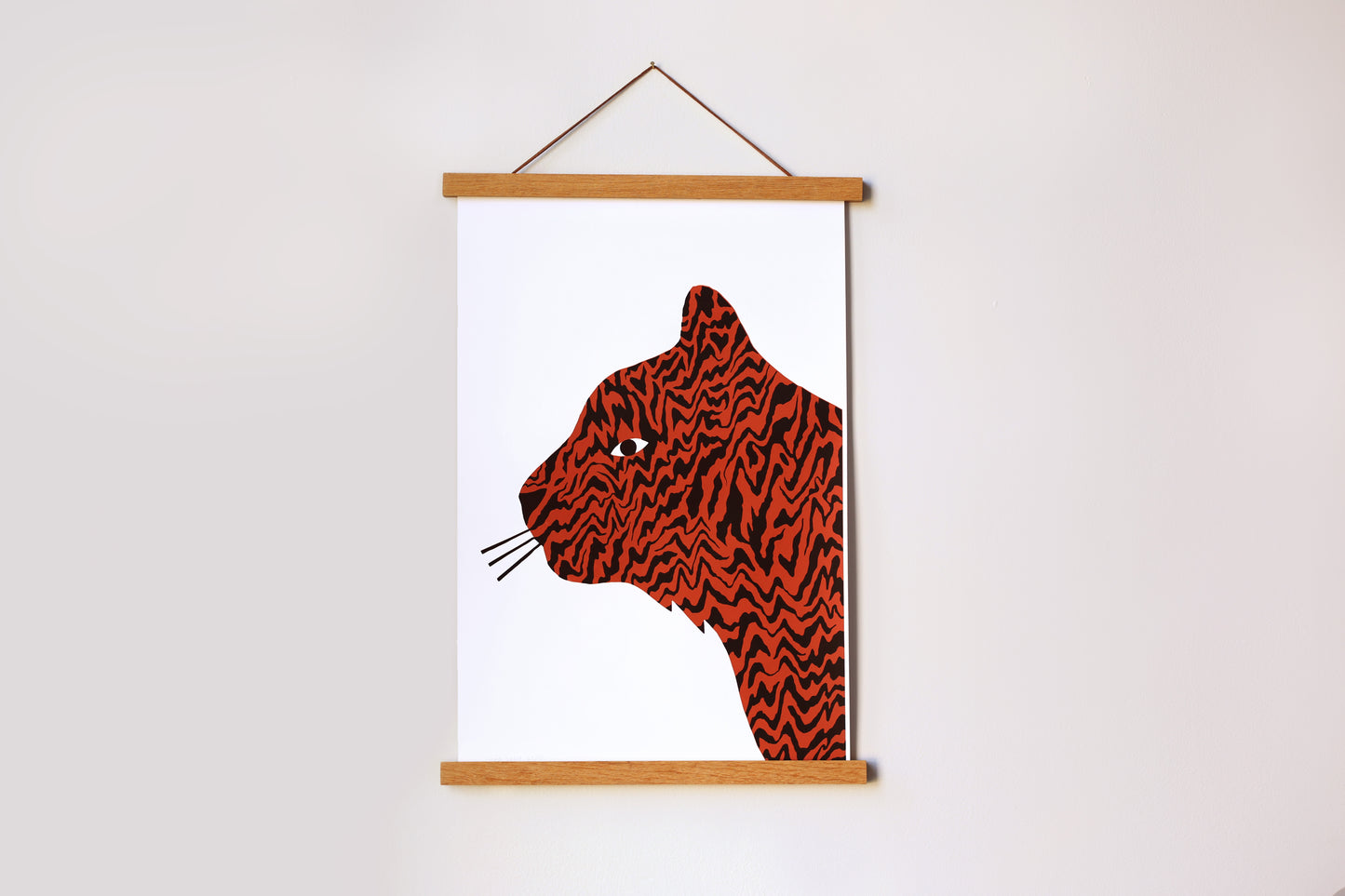 Tiger Dreams - Handmade Print