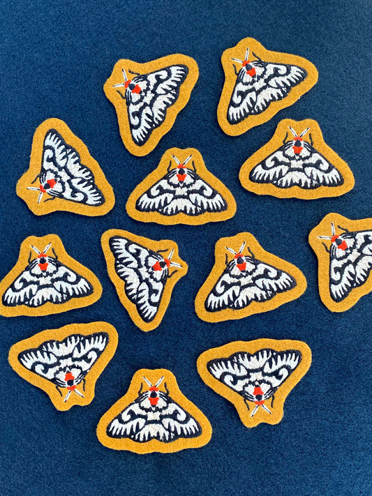 Hera Buckmoth - Embroidered Patch