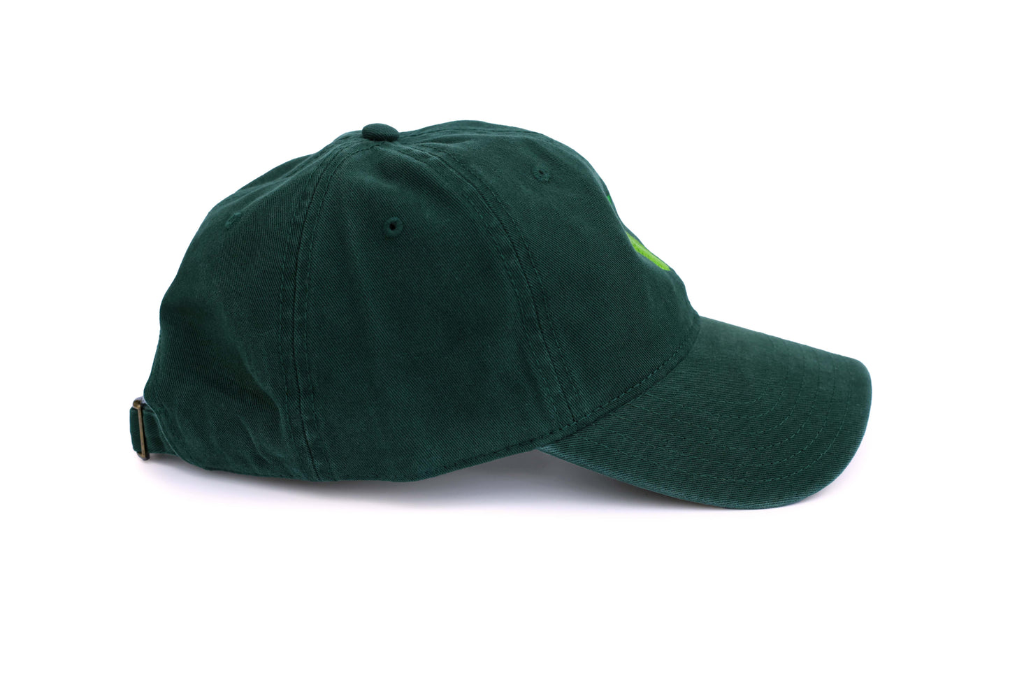 Apple Embroidered Hat - Green