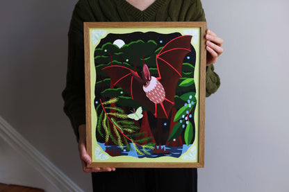 Big-Eared Bat Giclée Print