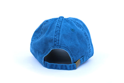 Tiger Embroidered Hat - Vintage Blue