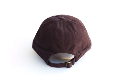 Pumpkin Embroidered Hat - Brown