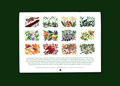 2026 Calendar - East Coast Natives - SALE