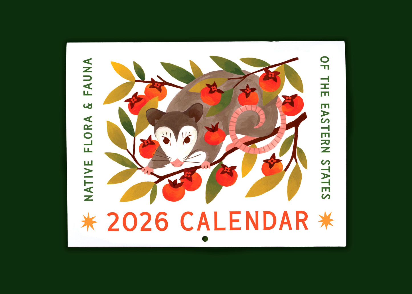 2026 Calendar - East Coast Natives