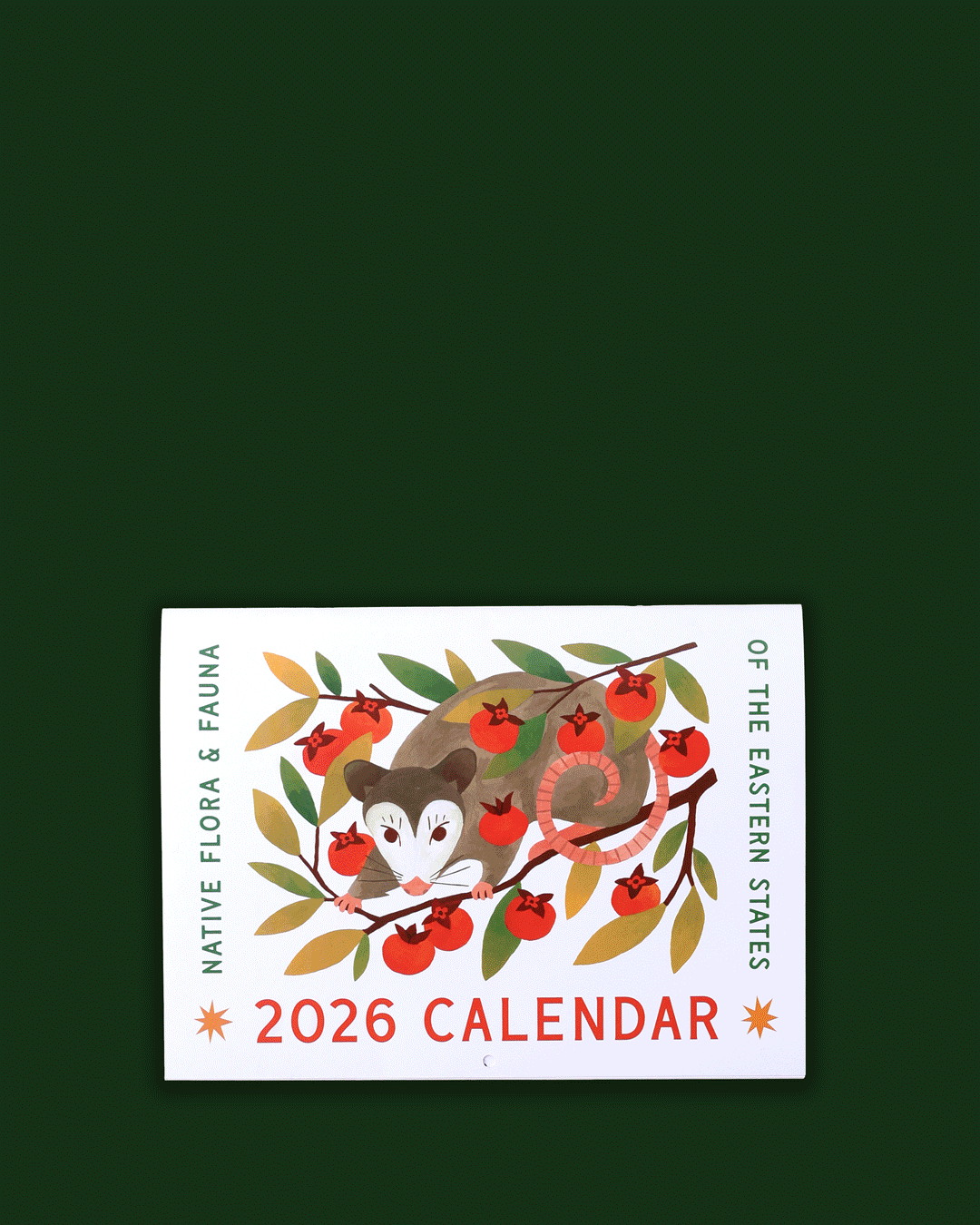 2026 Calendar - East Coast Natives