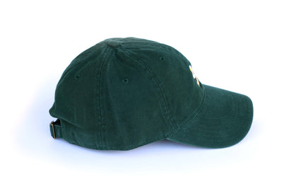 Goose Embroidered Hat - Green