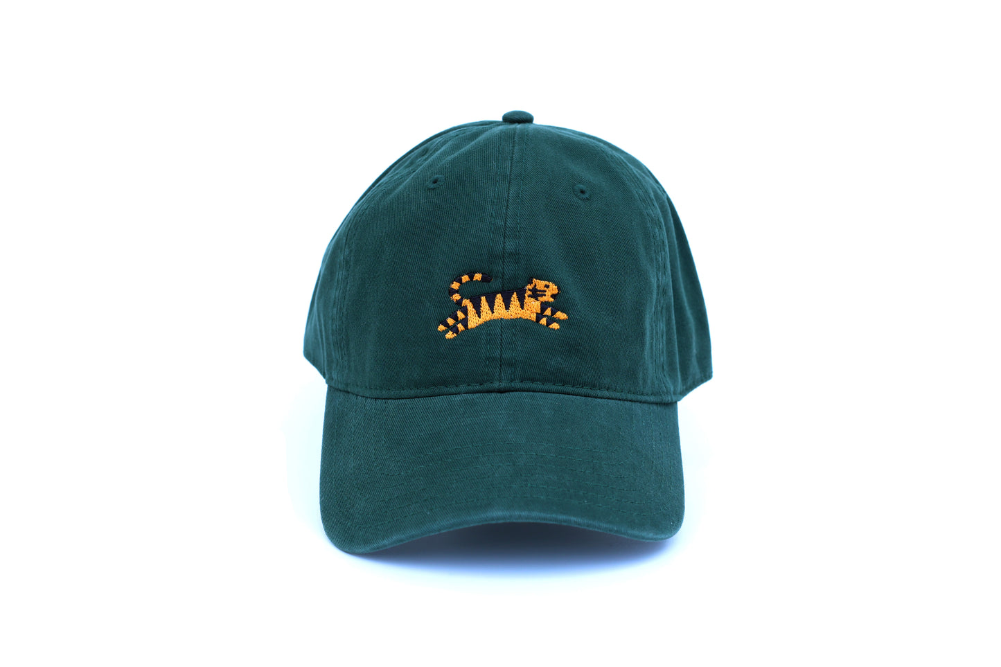 Tiger Embroidered Hat - Green