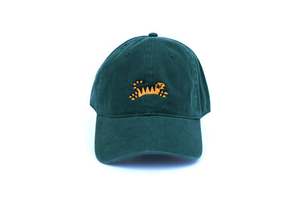 Tiger Embroidered Hat - Green