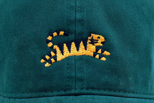 Tiger Embroidered Hat - Green