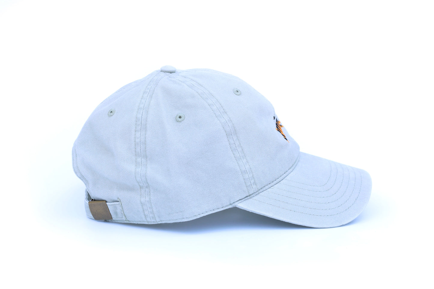Tiger Embroidered Hat - Stone Gray