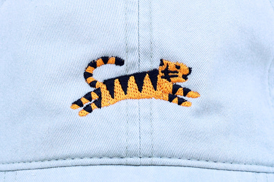 Tiger Embroidered Hat - Stone Gray