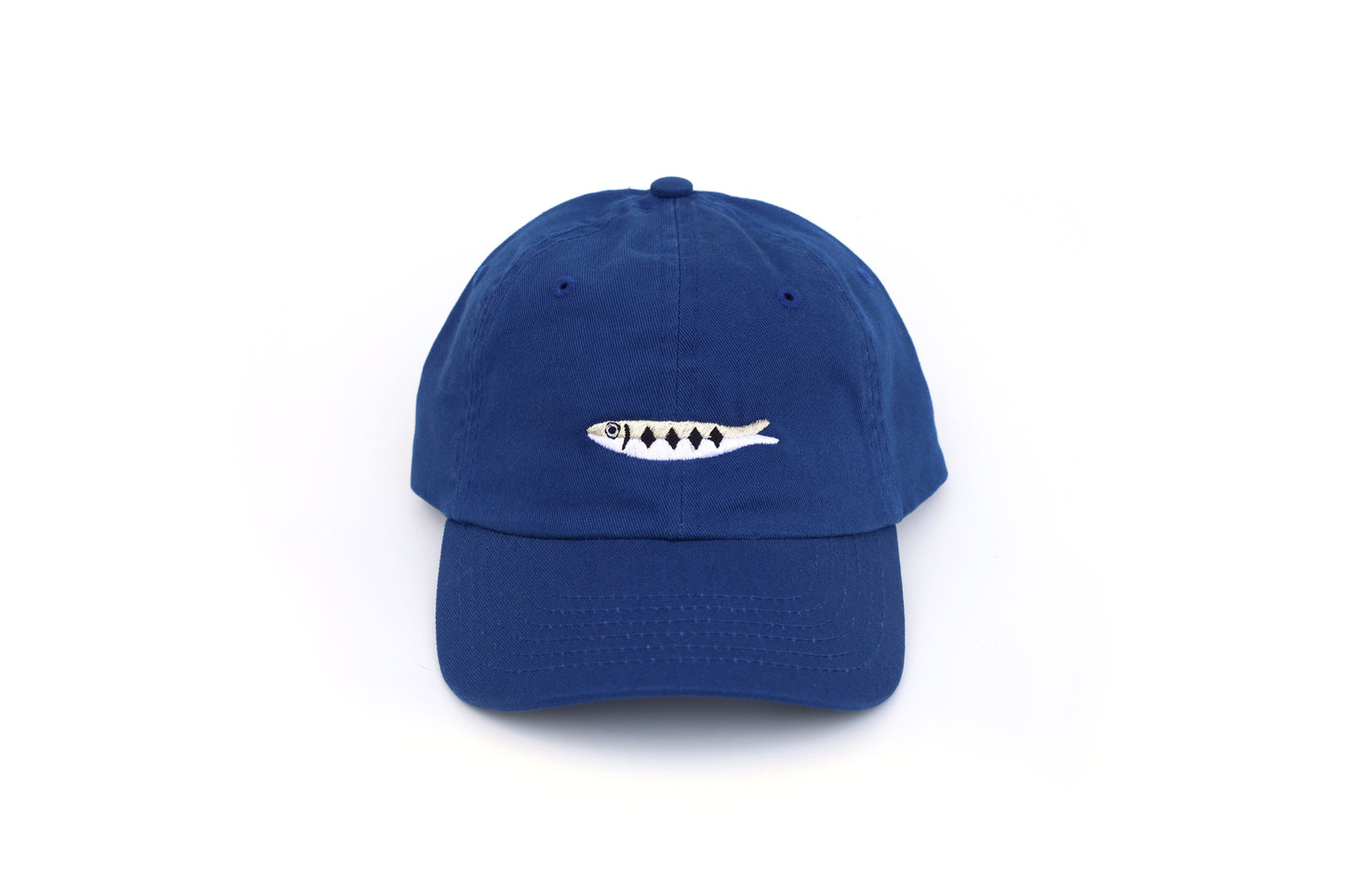 Kids Sardine Embroidered Hat - Blue