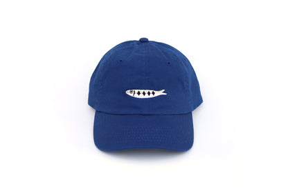 Kids Sardine Embroidered Hat - Blue