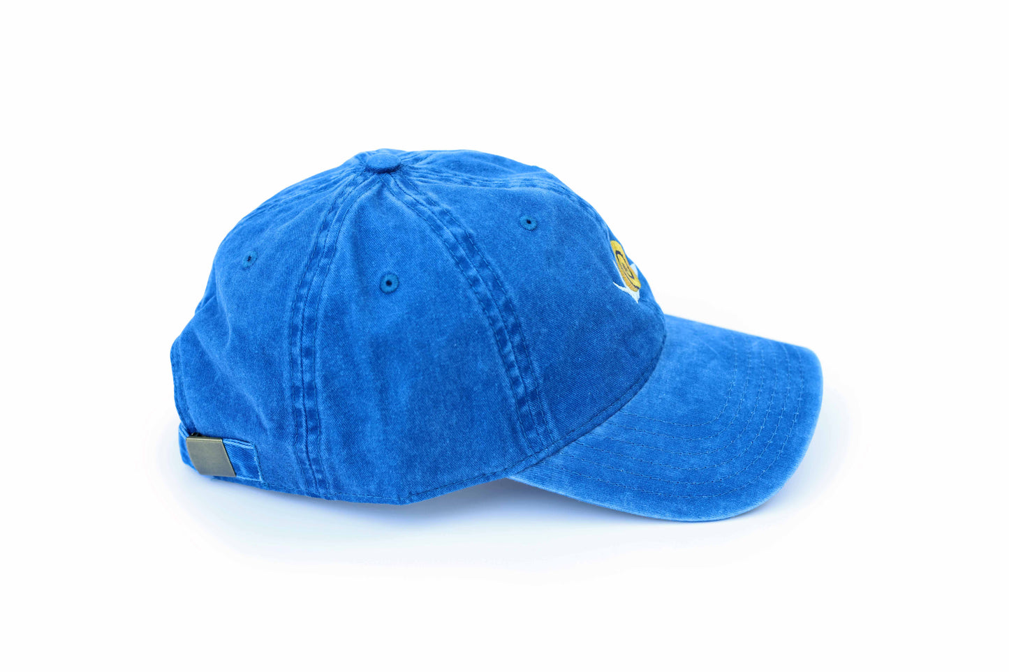 Snail Embroidered Hat - Vintage Blue
