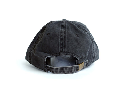Snail Embroidered Hat - Vintage Black