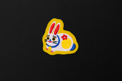 Paper Rabbit (Tama Usagi Hariko) - Embroidered Patch