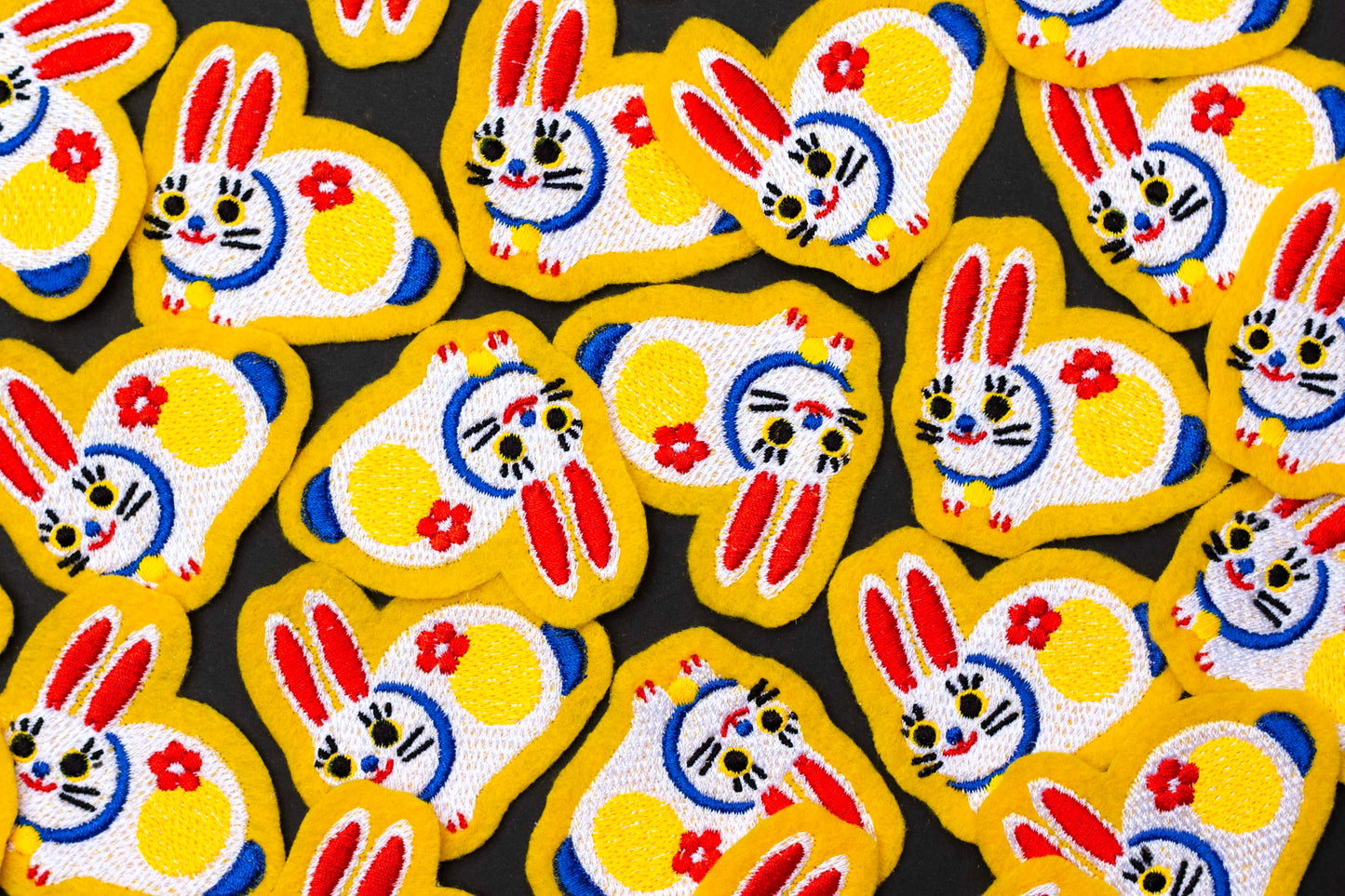 Paper Rabbit (Tama Usagi Hariko) - Embroidered Patch