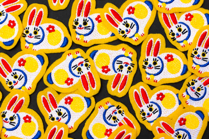 Paper Rabbit (Tama Usagi Hariko) - Embroidered Patch