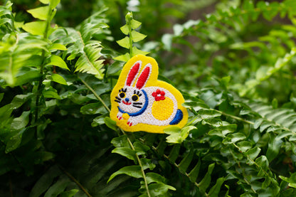Paper Rabbit (Tama Usagi Hariko) - Embroidered Patch
