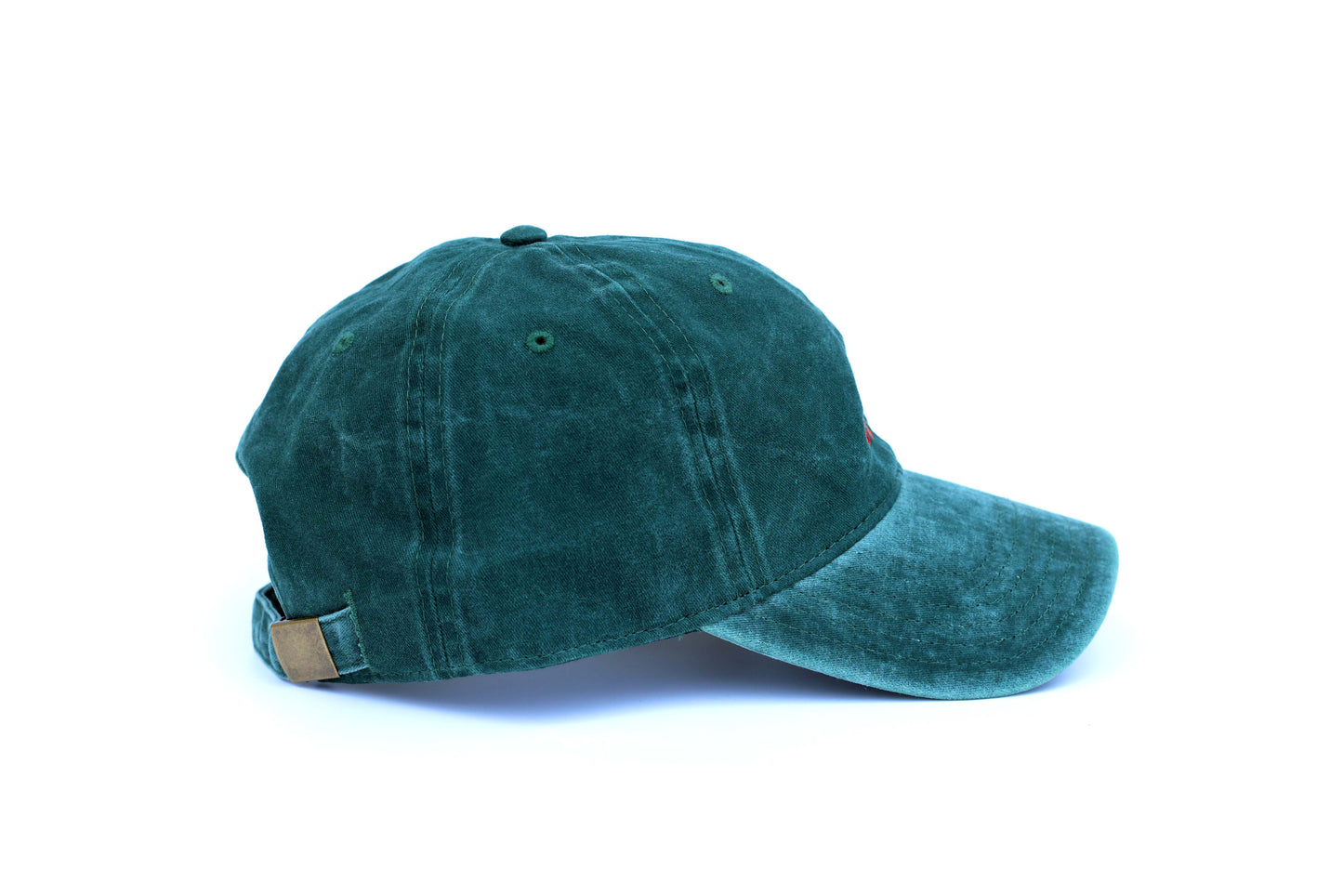 Tomato Embroidered Hat - Vintage Green