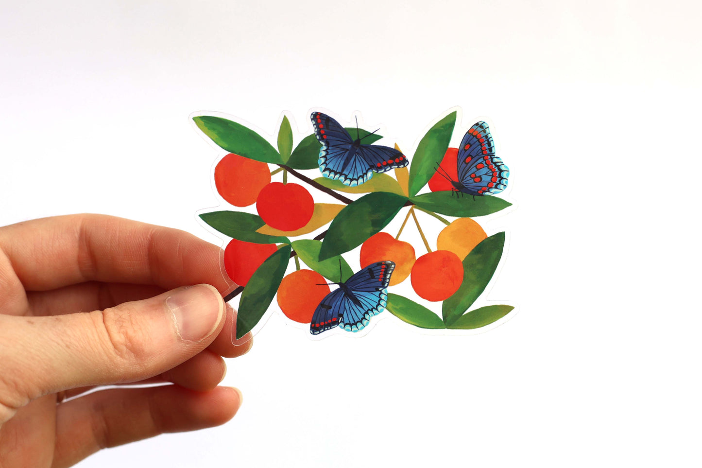Butterfly Sticker (Transparent)