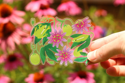 Treefrog Sticker (Transparent)